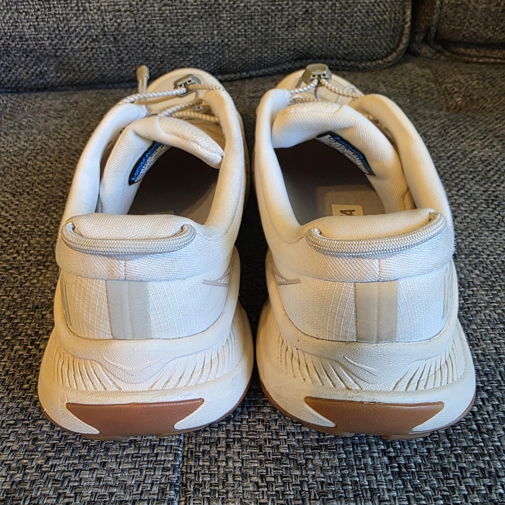 HOKA Women's Transport Off-White Running Sneakers - Picture 3 of 6